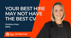 Thumbnail for Christina Fretz video on your best hire may not have the best CV in practice with The People Space