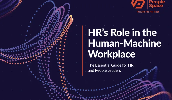 Front cover of The People Space Essential Guide to HR's Role in the Human-Machine Workplace