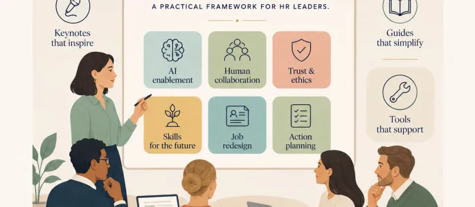 Visual showing the various future-fit HR offerings from The People Space