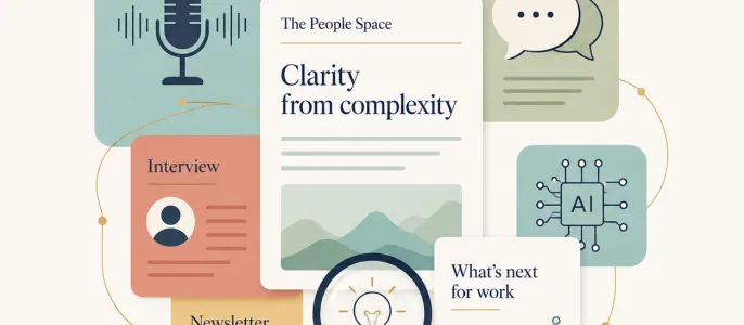 Visual of various types of insight offered by The People Space