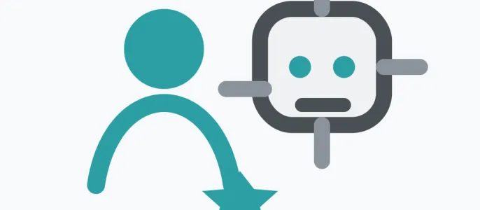 Human machine collaboration icon for The People Space workshops