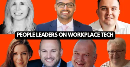 Headshots of seven people leaders on the tech most likely to impact work