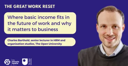Thumbnail of Charles Barthold video on why basic income is important to business