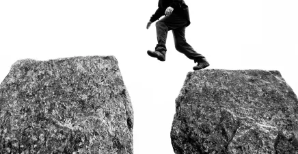 Navigating rocky terrain